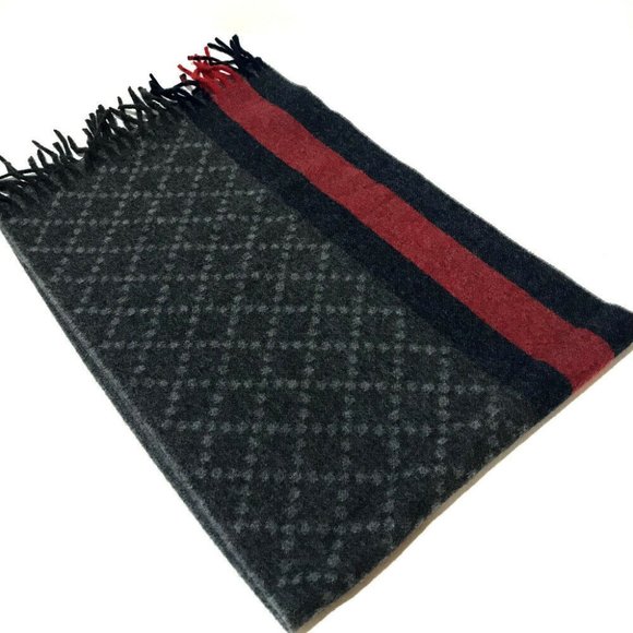GUCCI Sherry line Scarf Gray - Picture 2 of 7